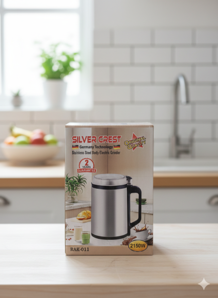 Premium Quality Silver Crest Stainless Steel Electric Mini Grinder 2150 Watt